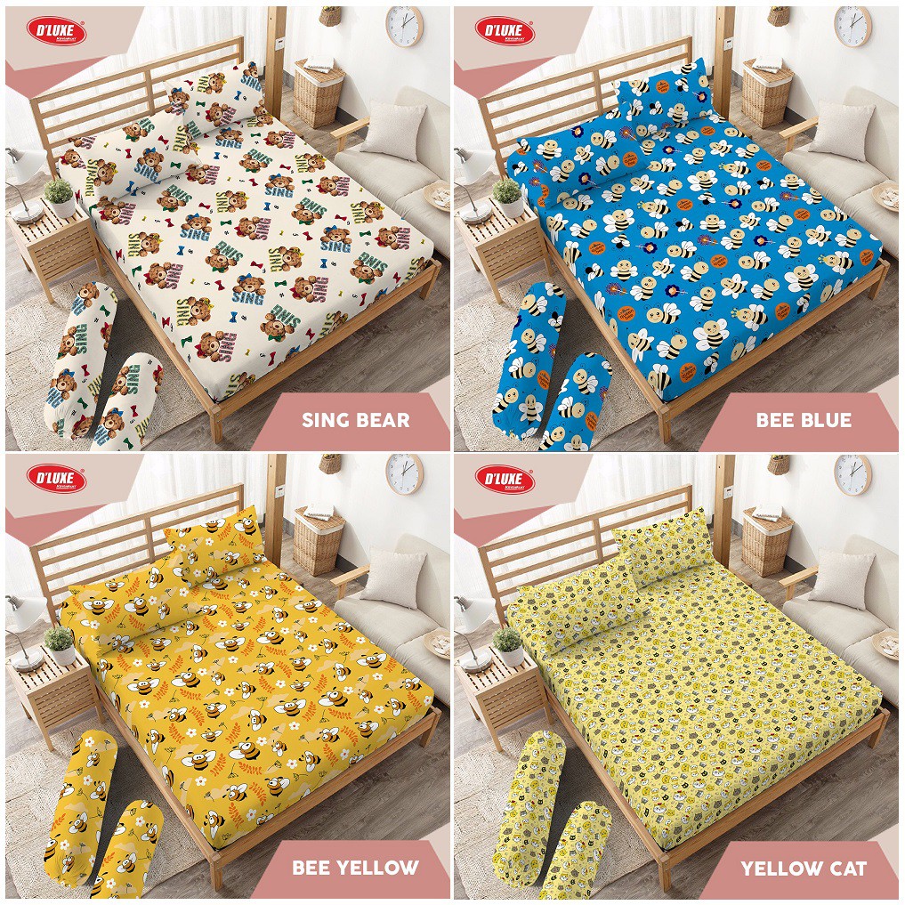 Kintakun Sprei D'Luxe Queen Size Eksklusif Kids Edition Uk. 160x200