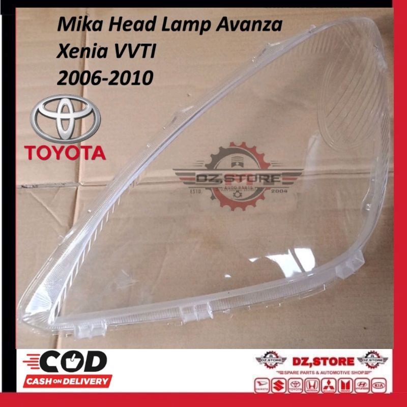 Mika Headlamp Lampu Depan Avanza Xenia VVTI 2006 2007 2008 2009 2010 Original Kaca Lampu Depan Avanz