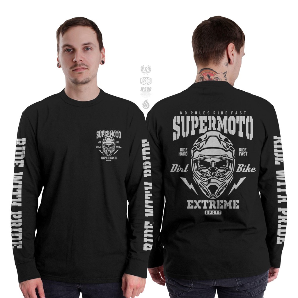 KAOS MOTOR KLX KAOS SUPERMOTO BAJU KLX SUPERMOTO