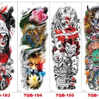  Tato  temporer  full hand 10 pcs acak tidak bisa pilih 