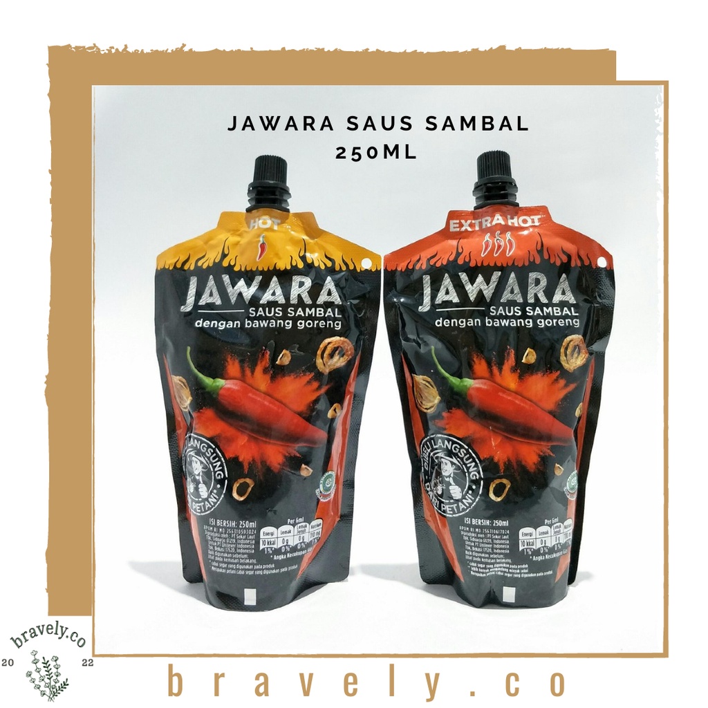 

[TEMAN MAKAN CAMILAN] Saus Sambal Pedas Bawang Goreng Kemasan 250ml | Saos Tomat | Sambal | Sambel | Sachet | Pouch | Spicy Sauce | Bumbu Dapur |