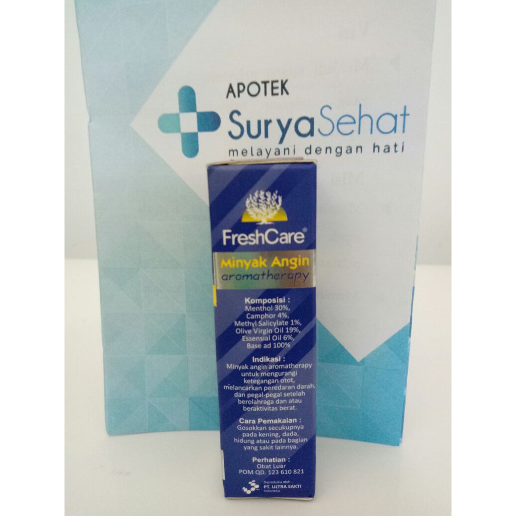 FRESH CARE SPORTS biru (MINYAK ANGIN AROMATHERAPY) 10 ML