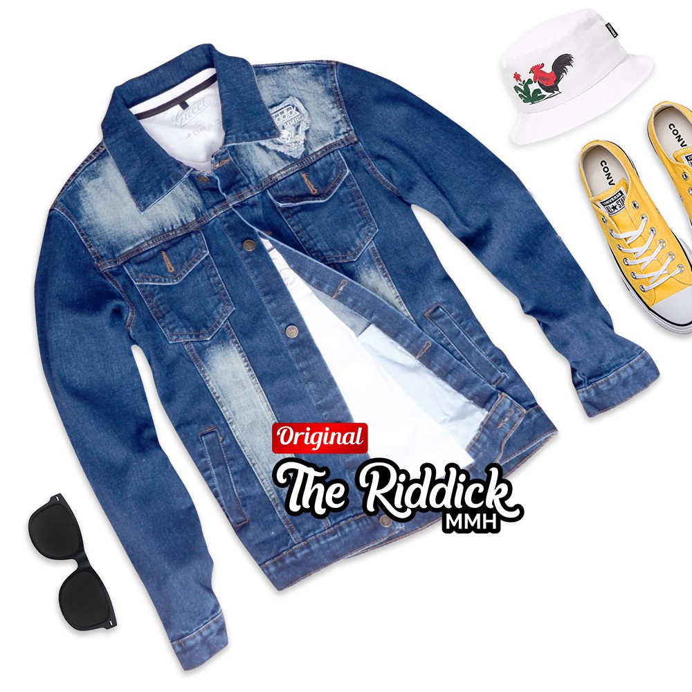 Best Seller Jaket Jeans / Jaket Jeans Trend / Jaket Jeans Original / M022