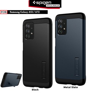 Case Samsung Galaxy A52 / A72 Spigen Tough Armor Anti Crack Stand Casing