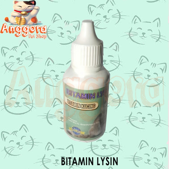 Vitamin kucing -BITAMIN LYSIN-