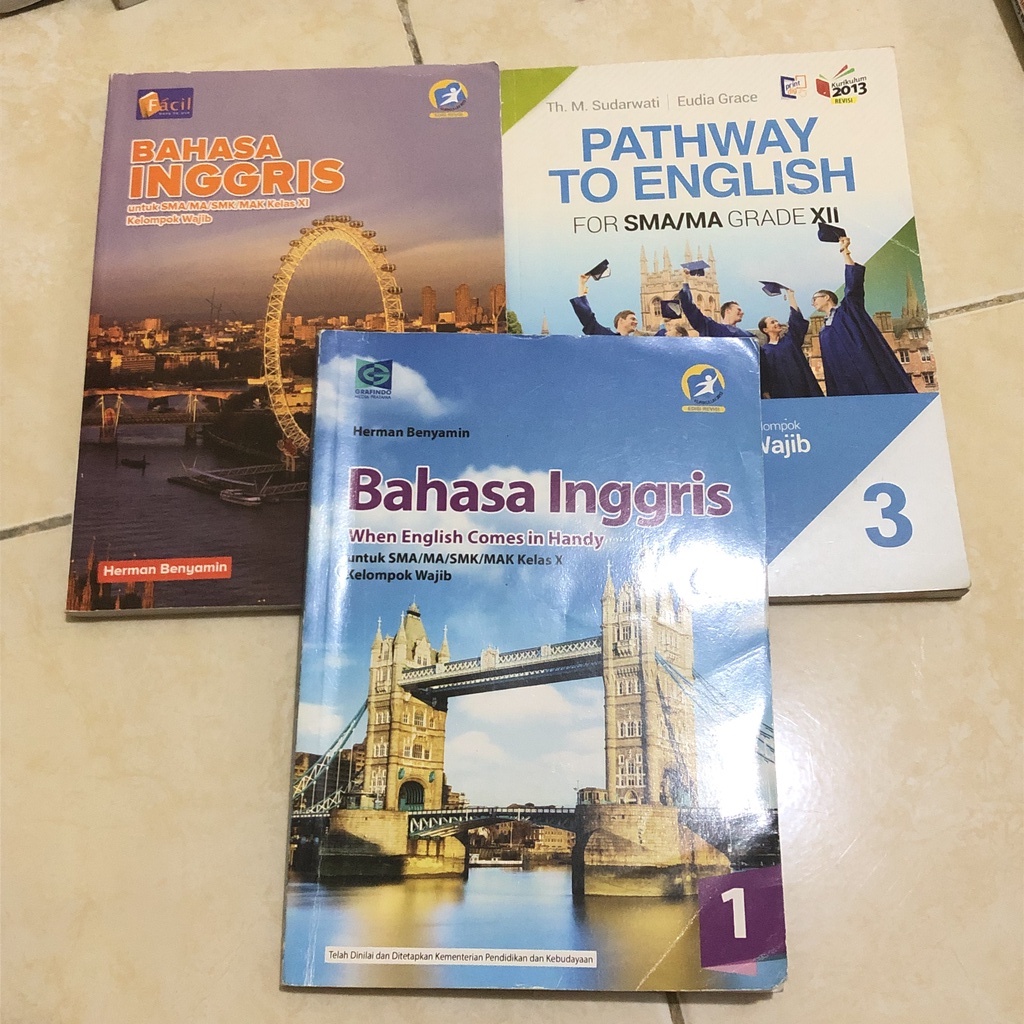 Jual Buku Bahasa Inggris Pathway To English SMA/MA 1 2 3 Kelas 10 11 12 ...