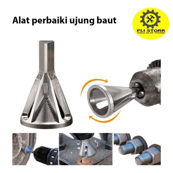 Deburring tool / Tools Perbaiki Ujung Baut Rusak/Karat