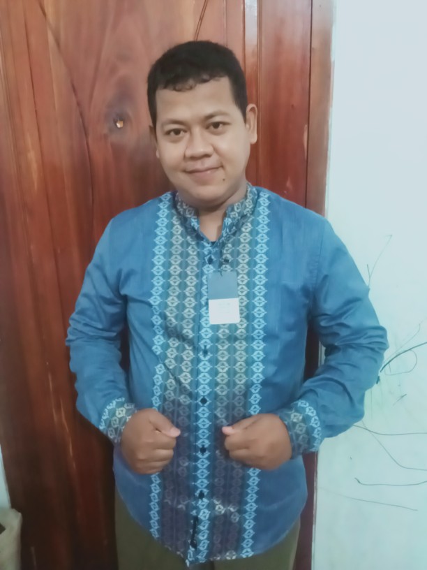 Kemeja Batik Kerah Koko Lengan Panjang 8104 Tribal M L Xl