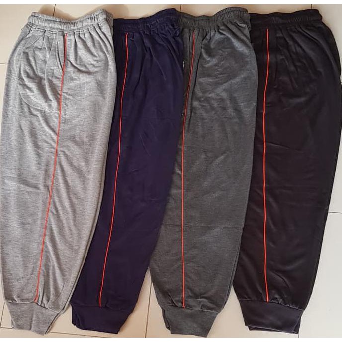 BI9 SALE CCfashion01 celana jogger training pria dewasa BIG Size -HUMMER LIST - Navy, XXXL SDWD