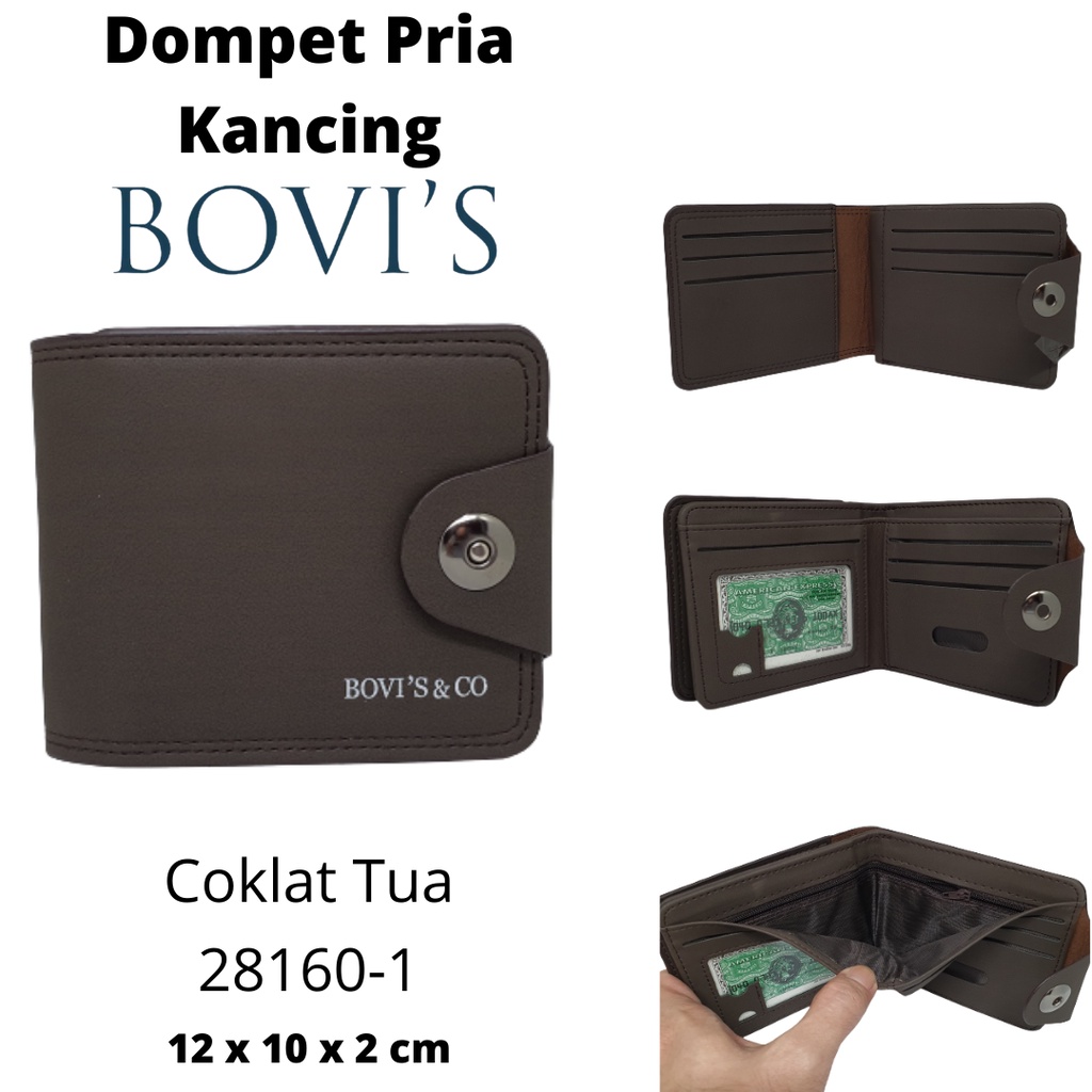 Dompet Pria Dompet Lipat | Dompet Laki Laki Model Kancing Magnet Terbaru Keren Murah | (28160-1)