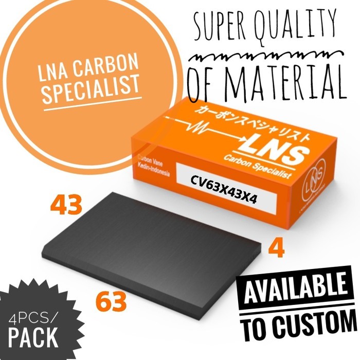 

carbon vane 63x43x4 isi 4pcs