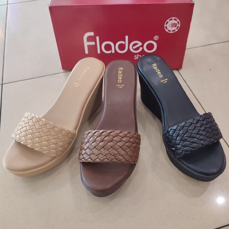 Fladeo sandal wedges wanita