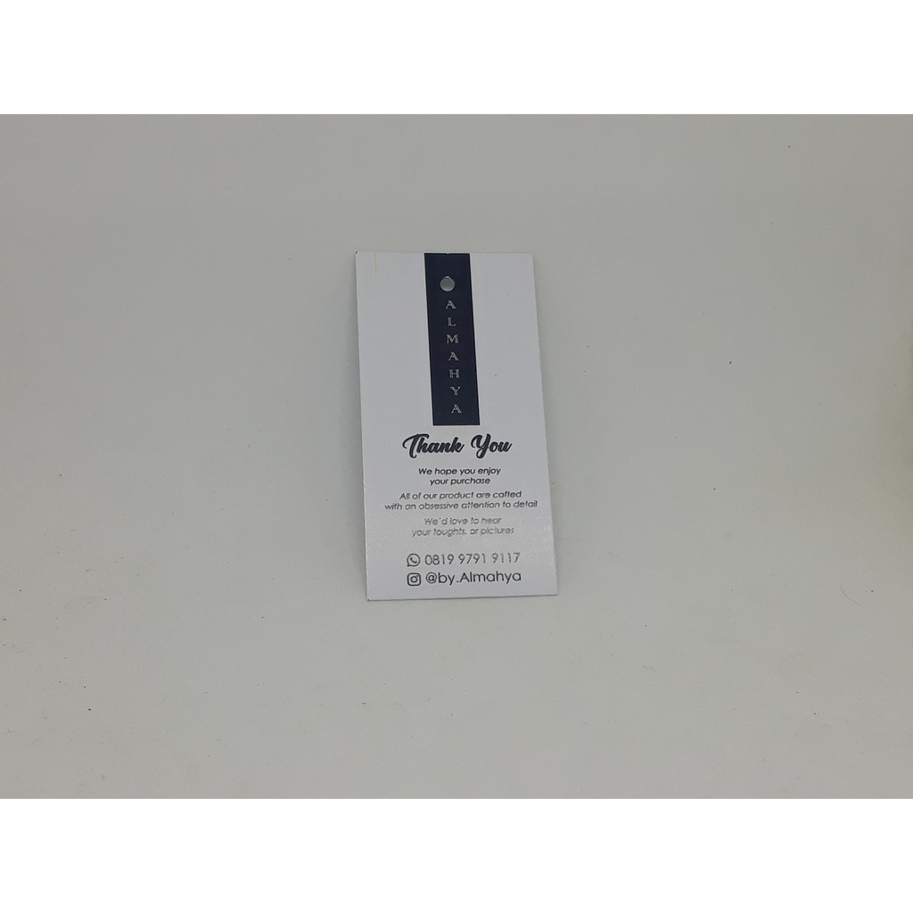 

Murah Paket 1000pcs Hangtang Label Free Desain 4