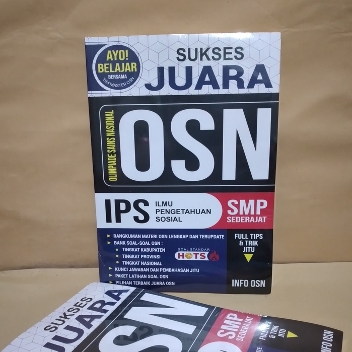 Buku OLIMPIADE SAINS sukses juara OSN IPS SMP-1