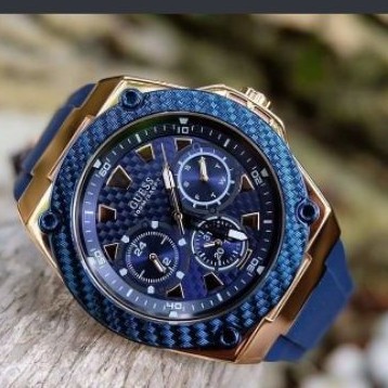 JAM TANGAN GUESS LEGACY CENAW1049G2 PRIA original ory 100%