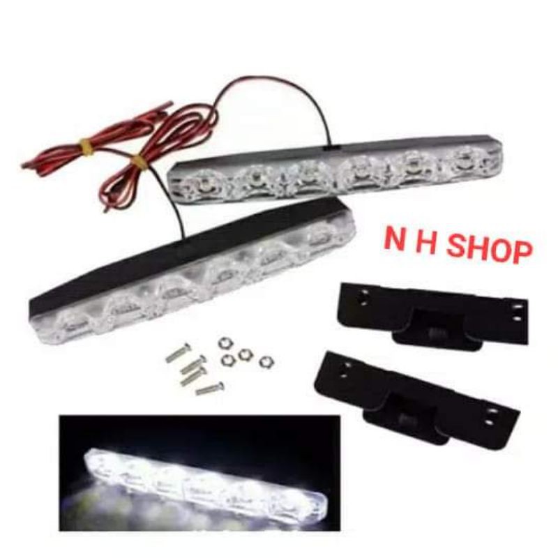 Lampu LED DRL. 6mata LED
