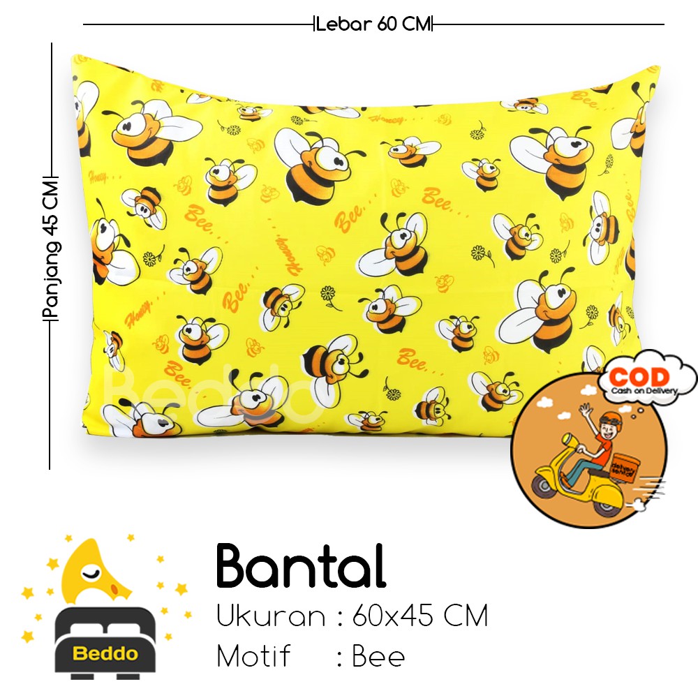 Sarung Bantal Motif Acak Polos Karakter Dewasa Abstrak Ukuran 60x45cm