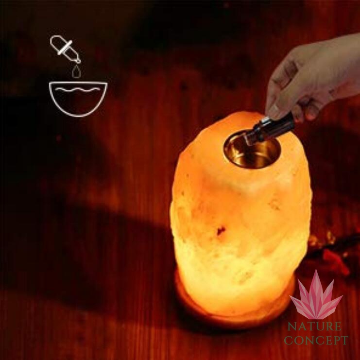 Himalayan Crystal Salt Lamp with Aromatherapy 5 - 6 KG