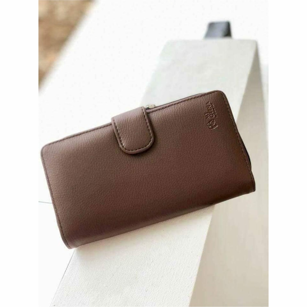 Dompet Wanita/Dompet Hp/Dompet 2 in 1/Dompe My Qeena Virya Coklat