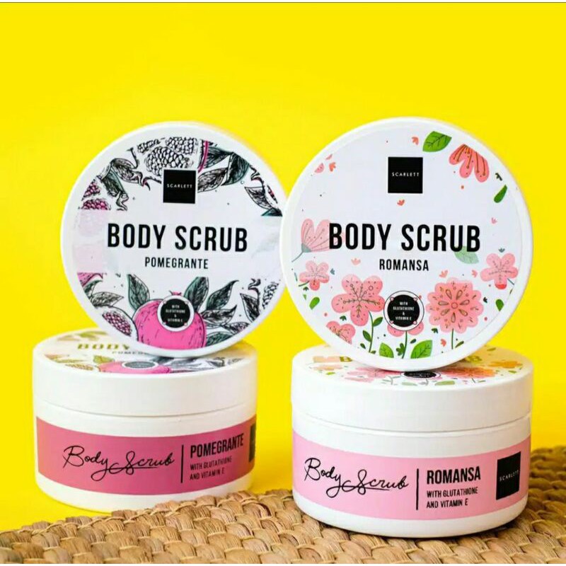 Body scrub scarlett romansa