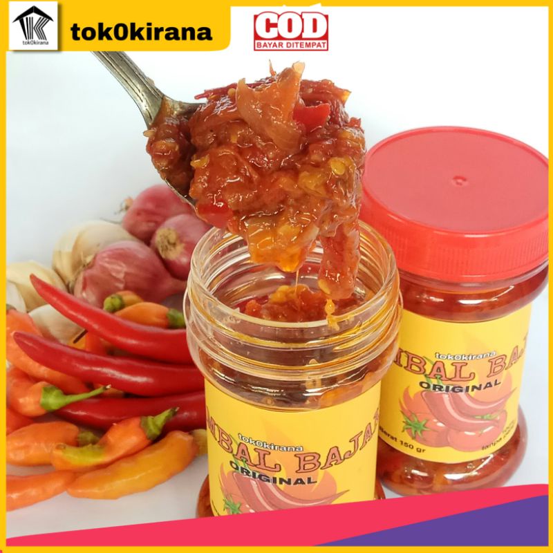 

Sambal Bajak Original Pedas nagih. Kemasan 150ml.