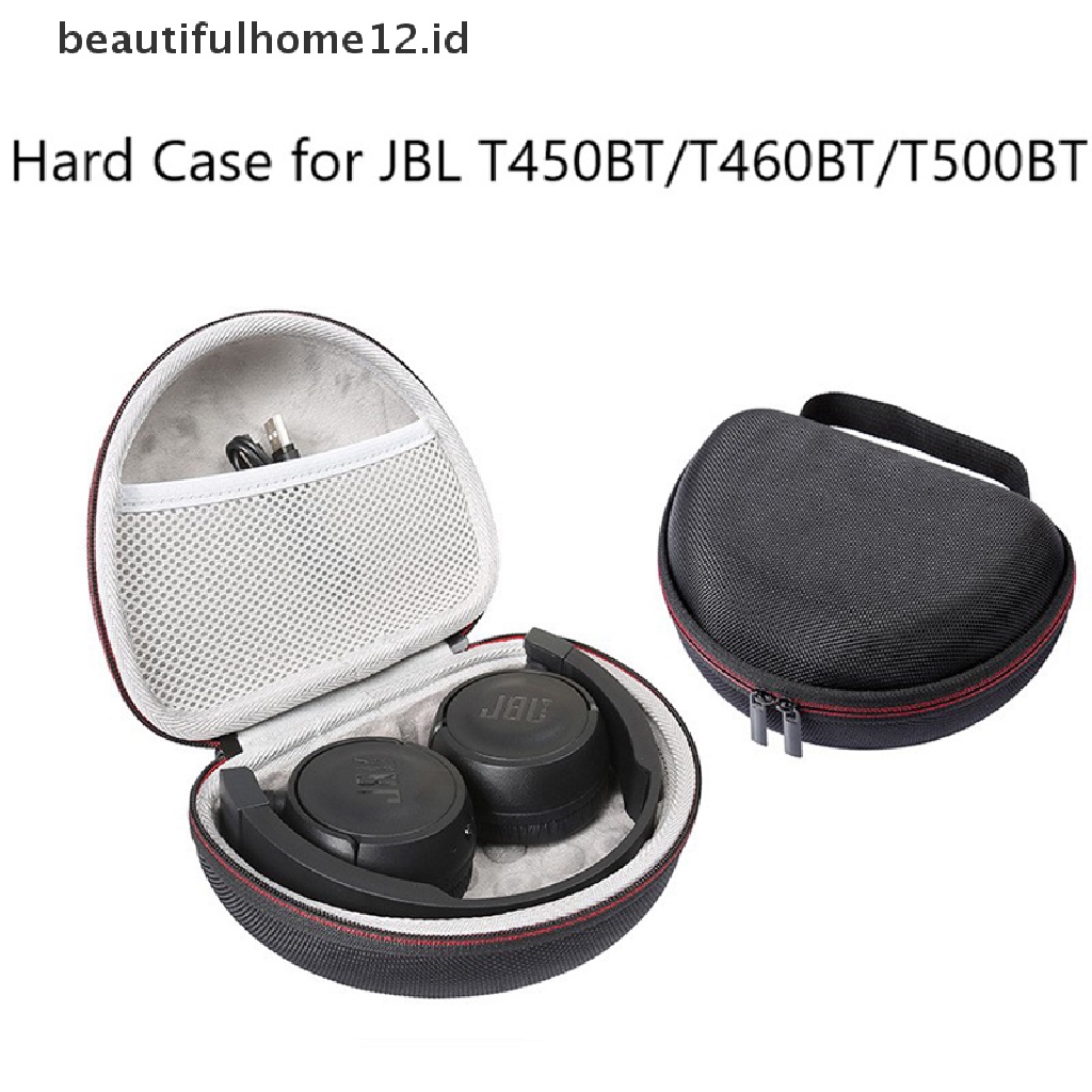 【beautifulhome12.id】 Hard Case for JBL T450BT/T460BT/T500bt Wireless Headphones Box Carrying Case box .