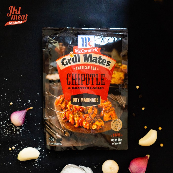 

Marhies- Mccormick Chipotle & Roasted Garlic/ Bumbu Bubuk Chipotle / Grillmates