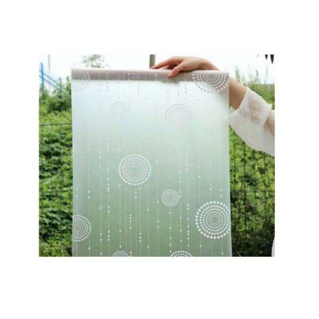 Wallpaper Stiker Kaca Buram Sunblast Sticker Jendela Pengganti Hordeng Tirai