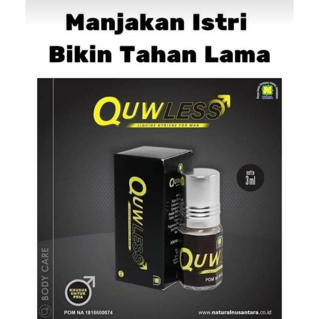 Quwless nasa produk idaman laki laki kebutuhan pria menambah durasi