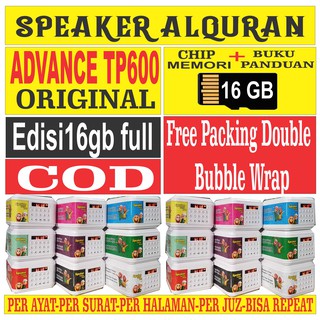 (Advance tp-600)speaker murottal alquran 30 juz 16gb FULL++