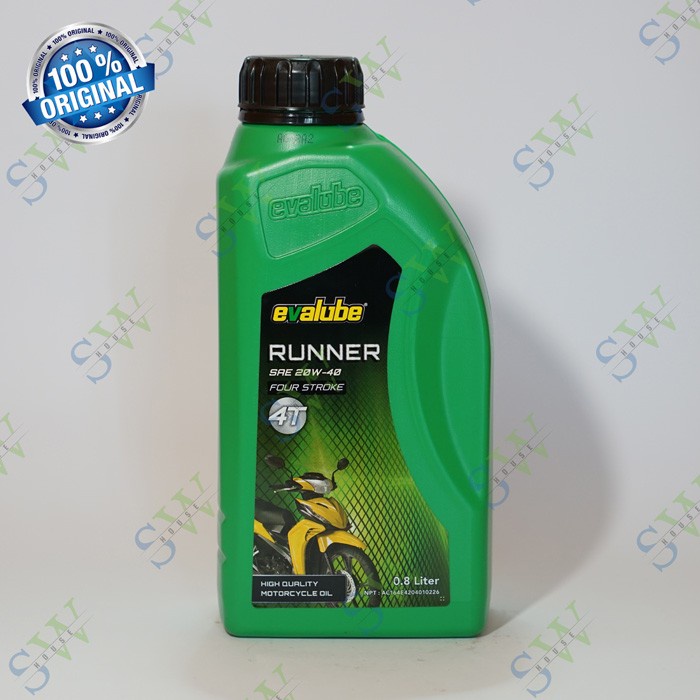 Oli Evalube Runner 4T 20W-40 0.8L / Oli Motor Evalube 4T