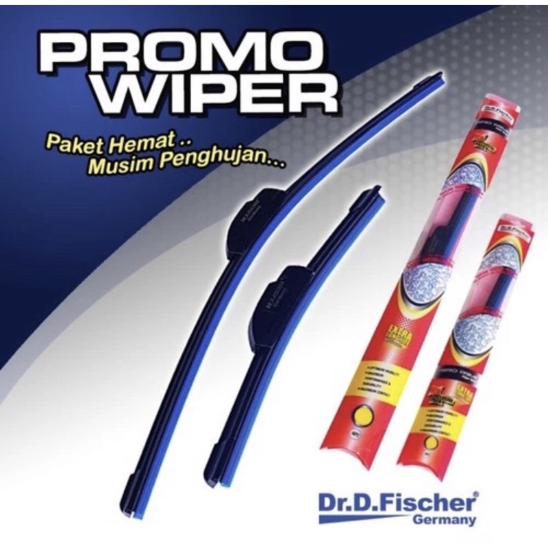 Wiper Kaca Mobil Semua jenis mobil - merk Dr.D.FIscher ASLI GERMAN