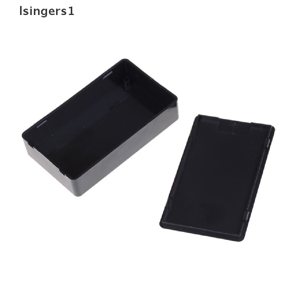 (lsingers1) Kotak Case Proyek Elektronik Bahan Plastik Warna Hitam Ukuran 85x50 X 21mm