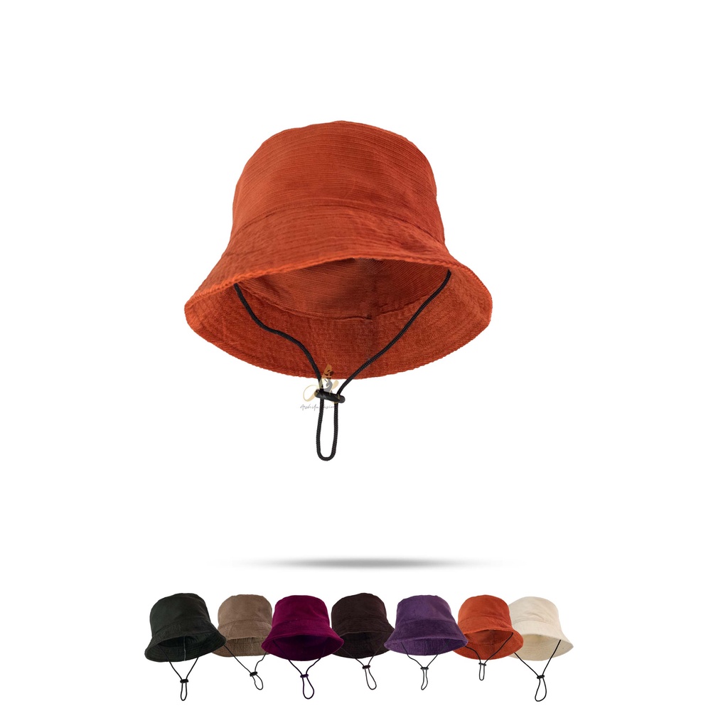 Bucket Corduroy Anak Tali / Bucket Carduroy Anak