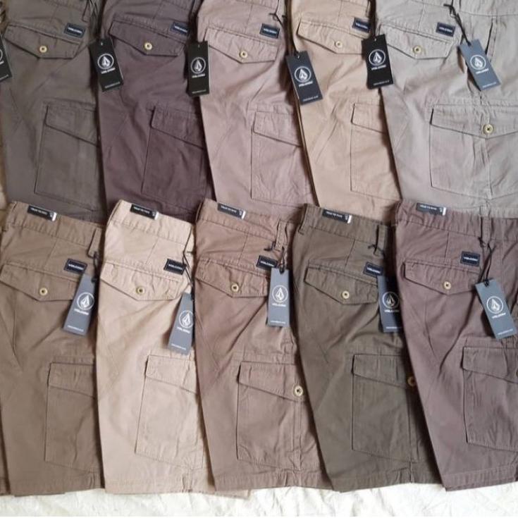 SHOPEE 12.12 CELANA PENDEK CARGO VOLCOM FULL ACC LIKE ORI [KODE 599]