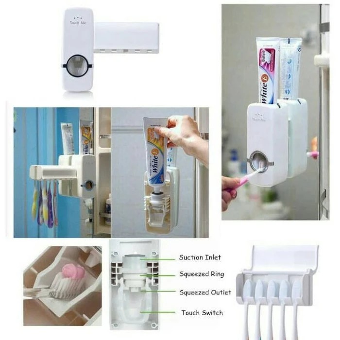 Dispenser Odol Tempat Pasta Gigi &amp; Sikat Gigi (Toothpaste Dispenser)