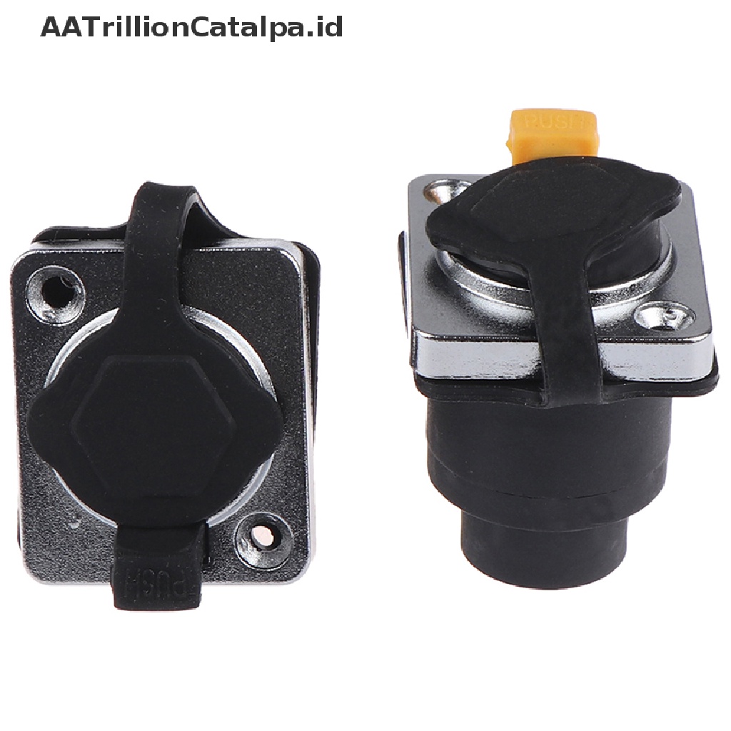 (AATrillionCatalpa) Adapter Konektor RJ45 8p8c Female Lurus Tahan Air