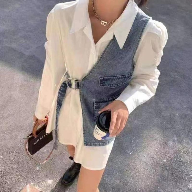 SET BLOUSE VALLEN+ROMPI JEANS