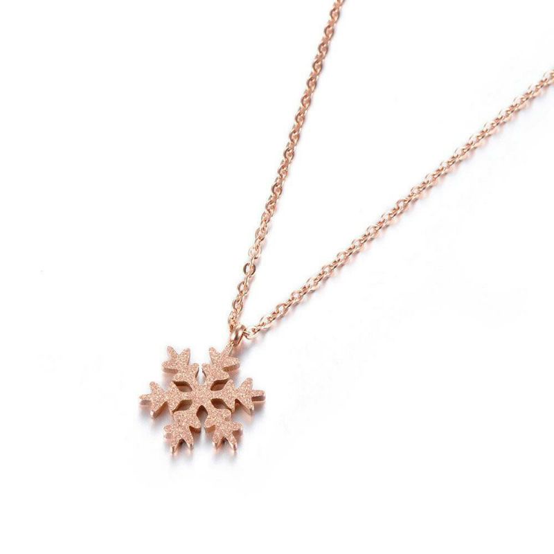 GG Kalung SnowFlake Titanium Stainless Steel 316L#KL-121