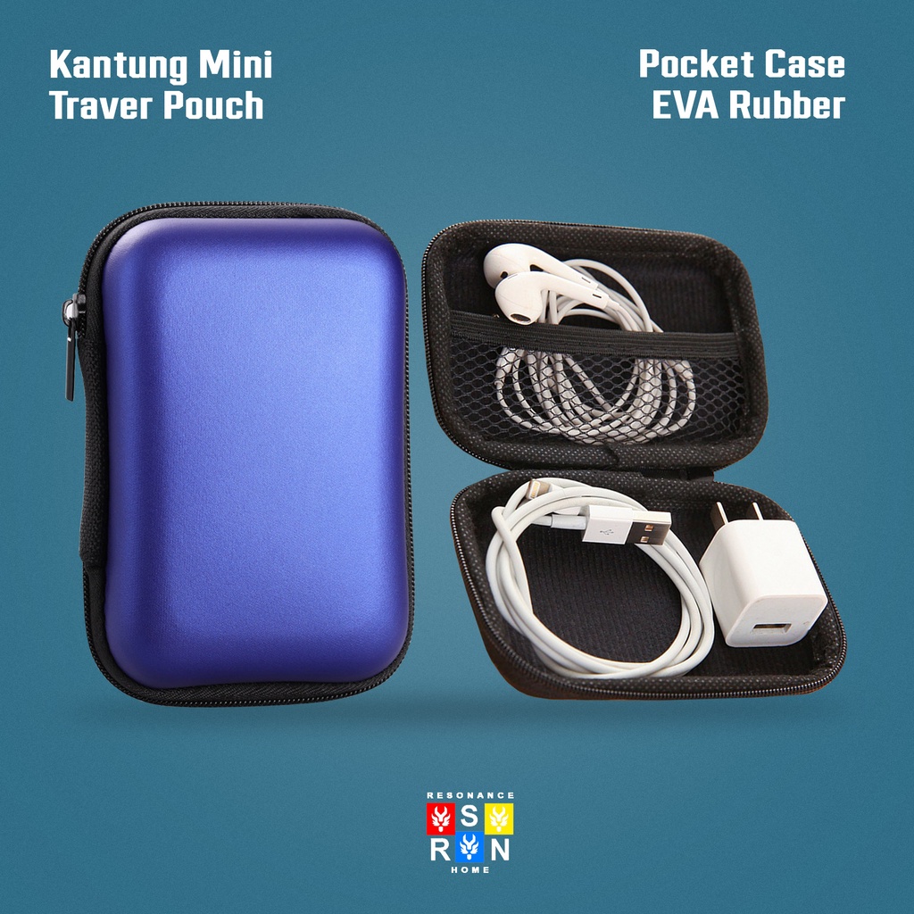 Travel Pouch Dompet Case / Organizer Pocket / Resonance Home