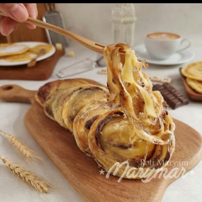 

roti maryam coklat frozen isi 10pcs+free gula halus