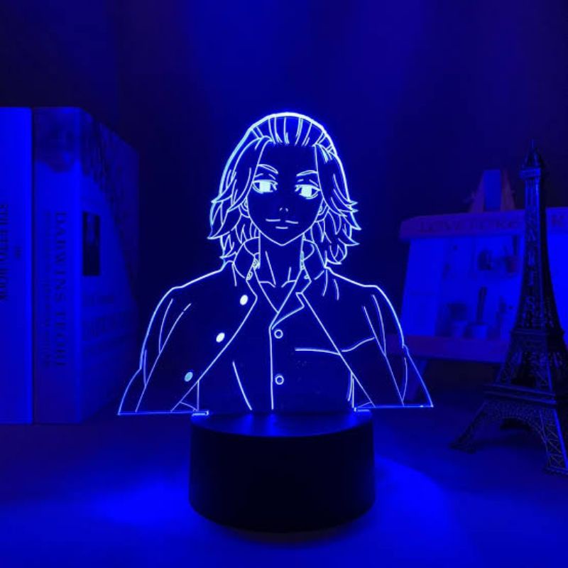 LAMPU LED CUSTOM PURINSU ANIME LIGHT MOOD HIAS KAMAR FIGURE RGB TIDUR AKRILIK ACRYLIC TOKYO REVENGER