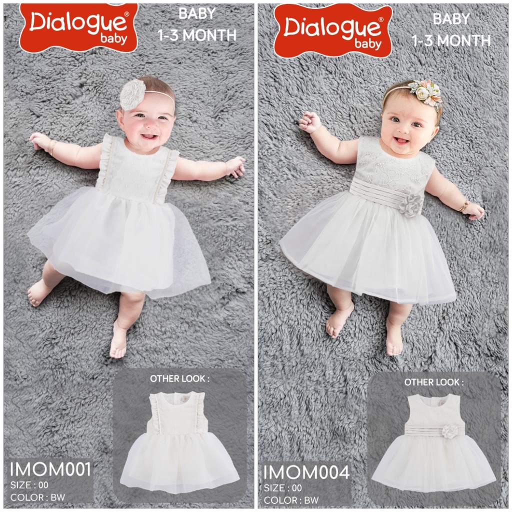 Dialogue Baby Dress Premium | Gaun Bayi