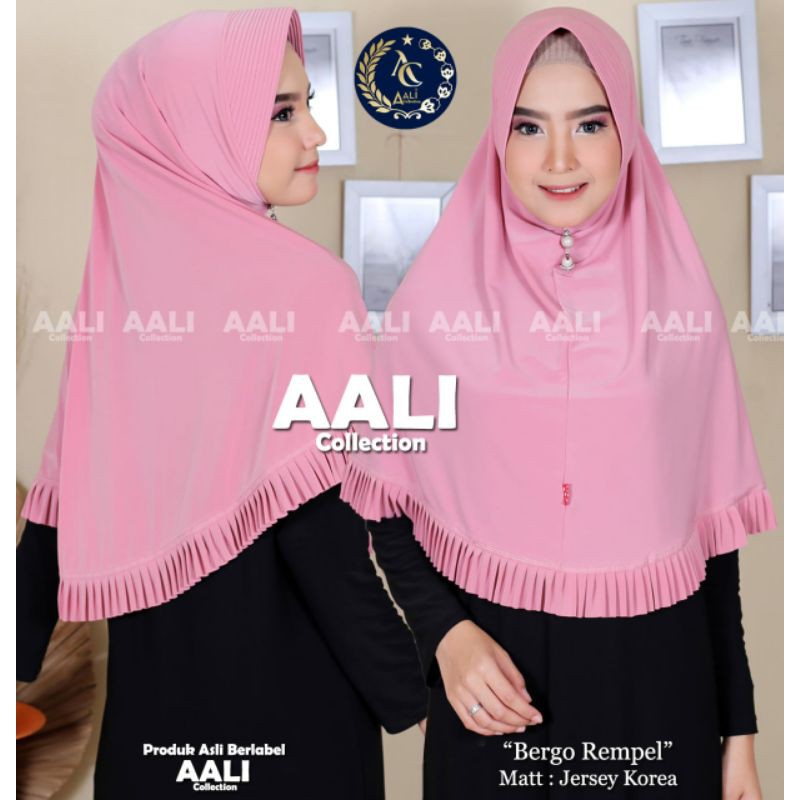 Aali Collection Jilbab Rempel Jersy Korea