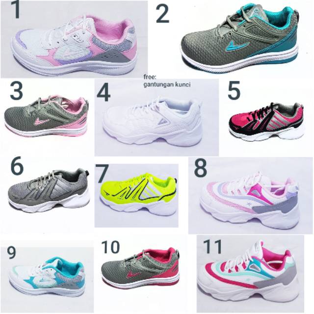 SEPATU SNEAKERS PUTIH PRO ATT LIP 501 UKURAN 37-40/ PRO ATT XP 09/PRO ATT VIL 70/Sepatu Wanita