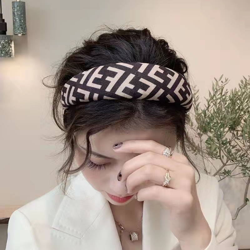 Bando Bandana Tebal Kekinian Desain Mewah - Headband Korean Aksesoris Murah