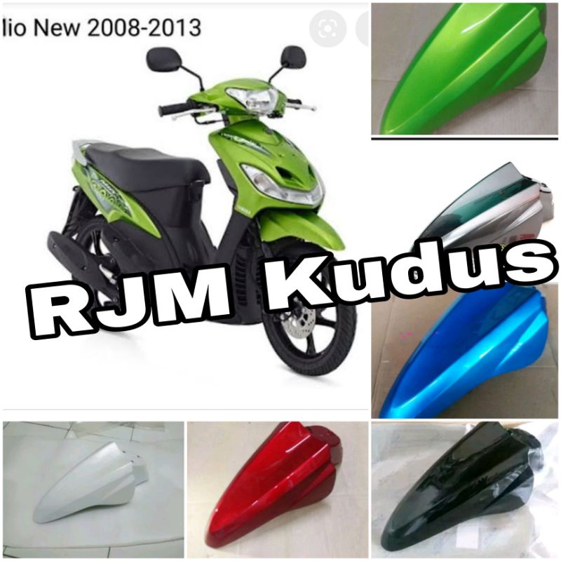 Slebor Spakbor Depan Mio Smile Mio Sporty Hitam Merah Putih Biru Hijau Abu Shopee Indonesia