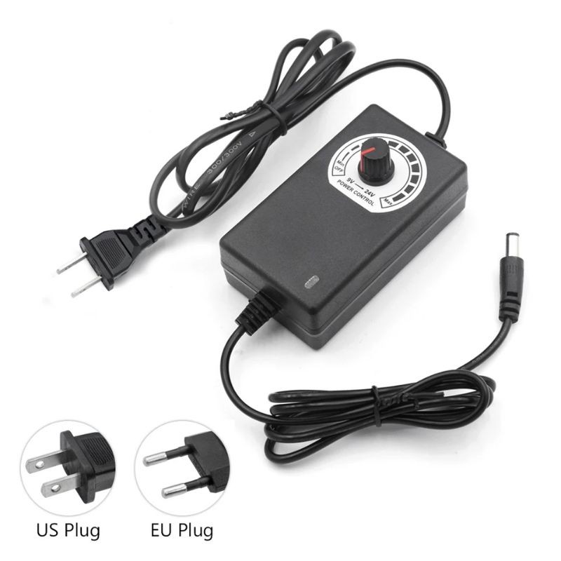 Power supply adaptor adapter adjustable AC100-240 to DC 3-12v 2A 5v 6v 9v 12v speed controller dimme