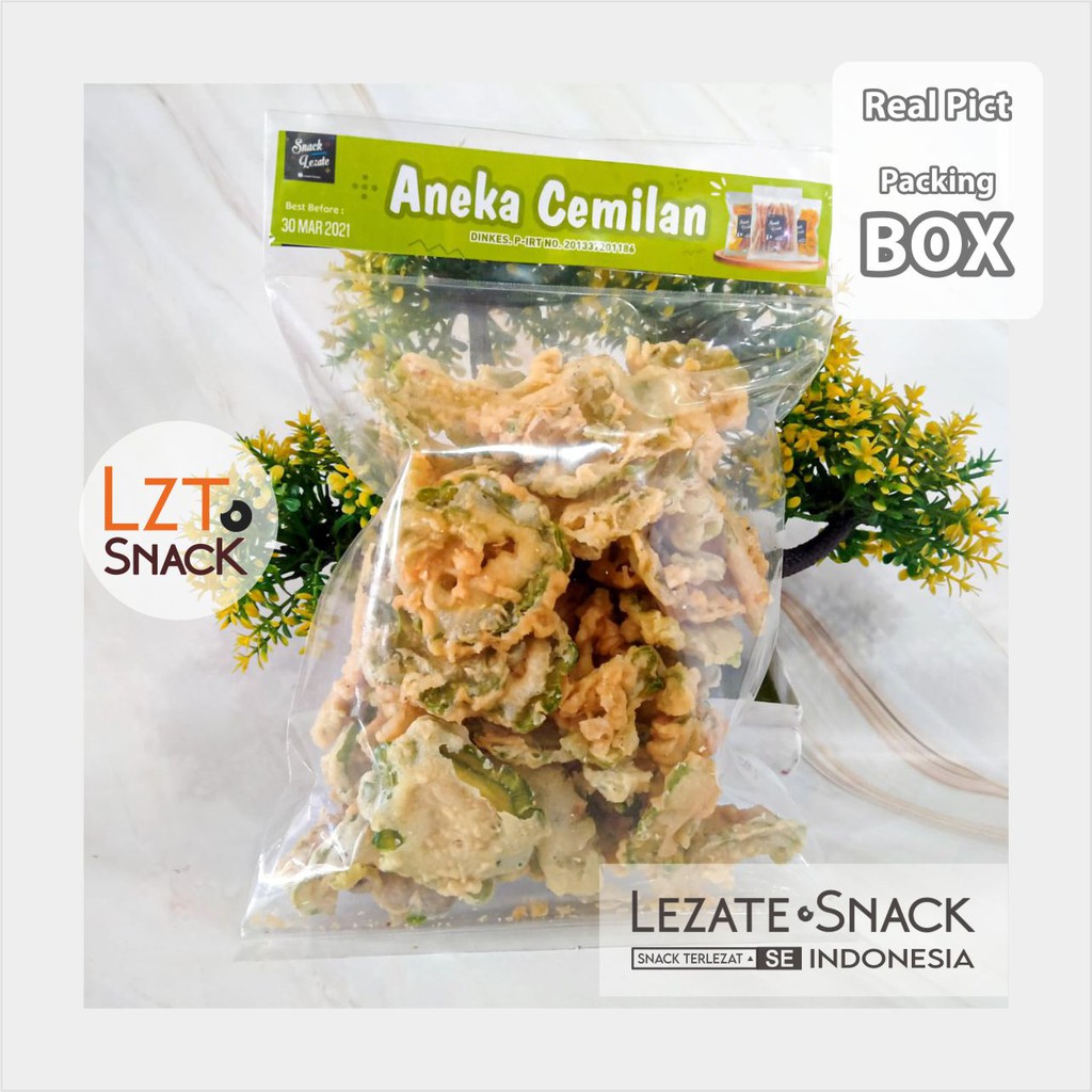 

Kripik Pare 150gr Murah Enak Gurih Renyah Tepung Tipis / Keripik Pare Cemilan Sehat SEDAP SNACK