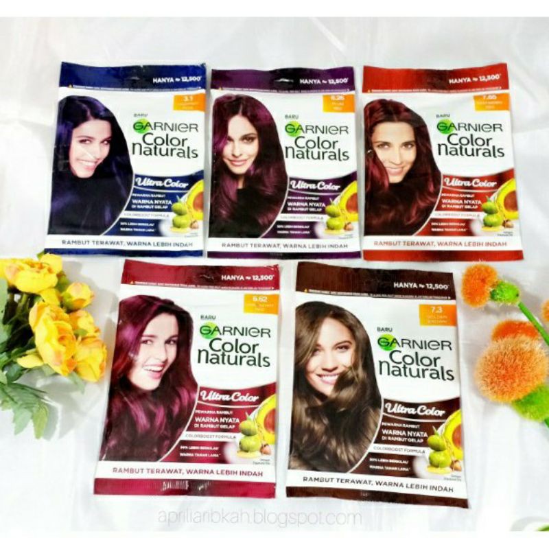 GARNIER COLOR NATURALS PEWARNA RAMBUT SACHET